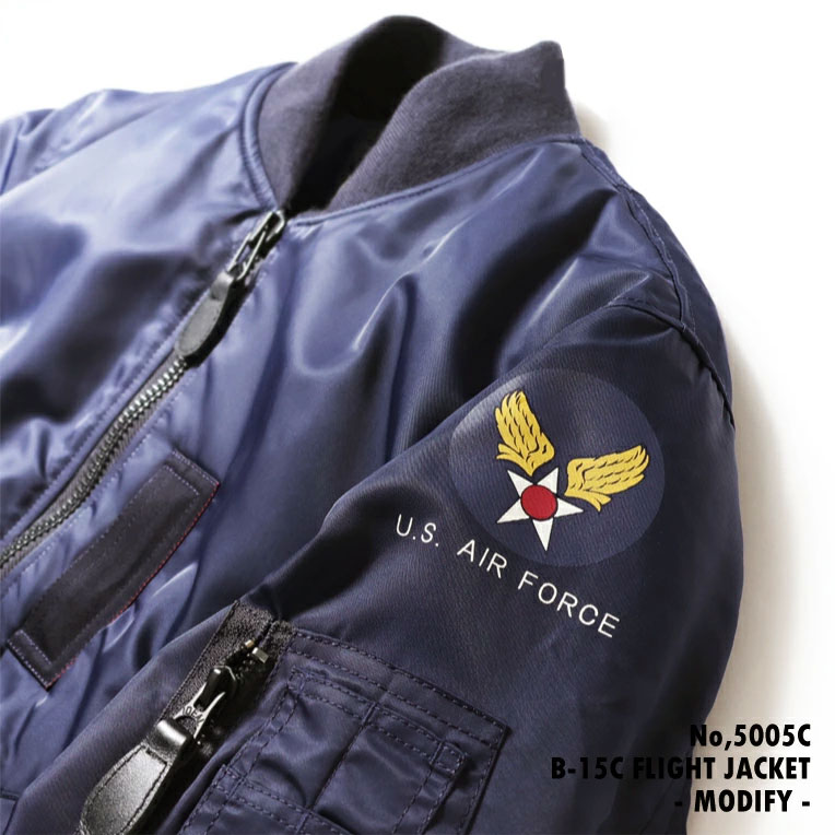 HOUSTON（ヒューストン） B-15C MODIFY フライトジャケット US AIR