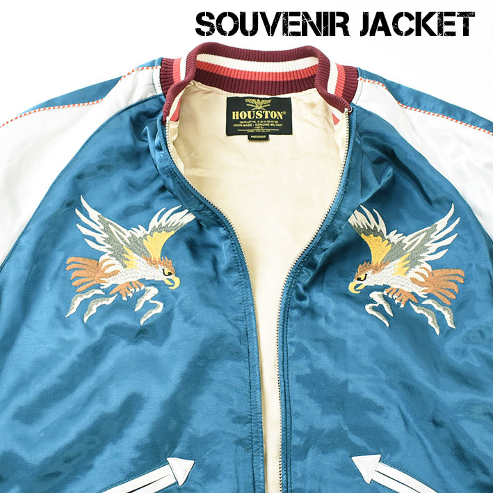 HOUSTON ヒューストン スカジャン HAWK SUKA JACKET 刺繍 HOUSTON ヒューストン スカジャン HAWK SUKA JACKET 刺繍