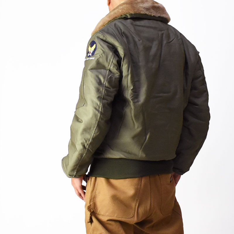 HOUSTON（ヒューストン） B-15A フライトジャケット US AIR FORCE B15