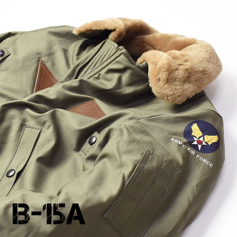 HOUSTON（ヒューストン） B-15A フライトジャケット US AIR FORCE B15