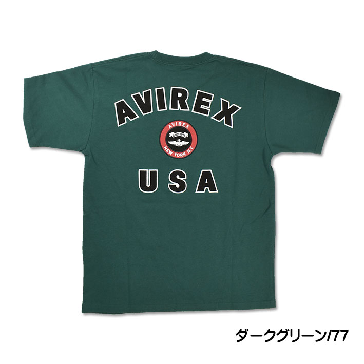 AVIREX アビレックス ヴァーシティー ロゴ Tシャツ 2.0 VARSITY LOGO T-S...