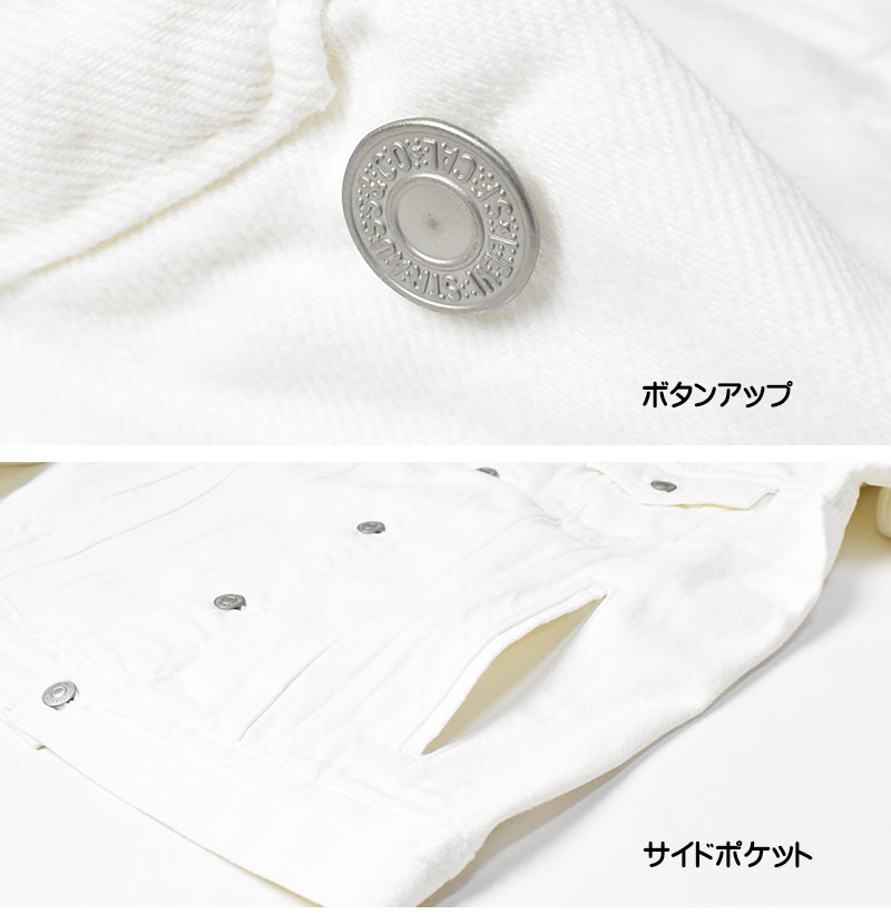 Levi's LEVI'S リーバイス デニムトラッカージャケット ホワイト