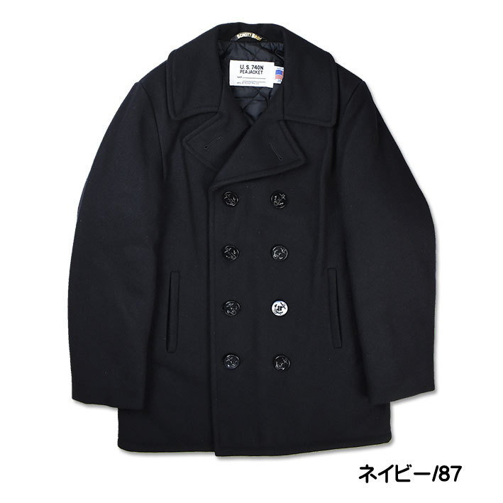 Schott ショット 740US PEACOAT ピーコート ウール メルトン PEACOAT メンズ Made in USA 7658 7821154004｜sanshin｜04