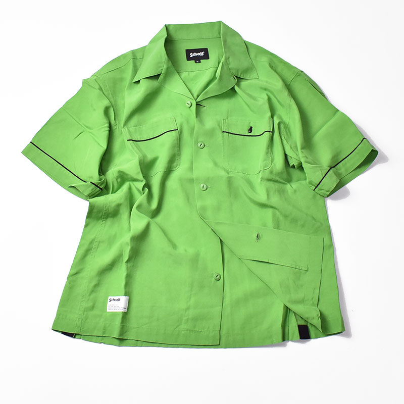 Schott N.Y.C（ショット） Schott 半袖 ボーリングシャツ LEATHER