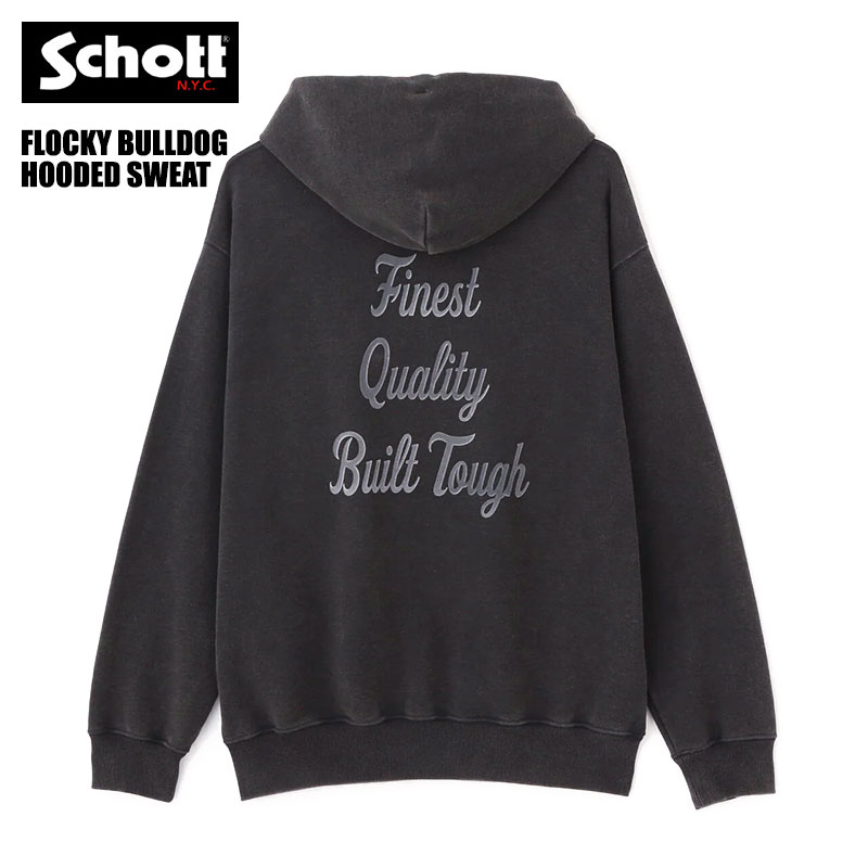 Schott N.Y.C（ショット） Schott スウェット パーカー FLOCKY BULLDOG