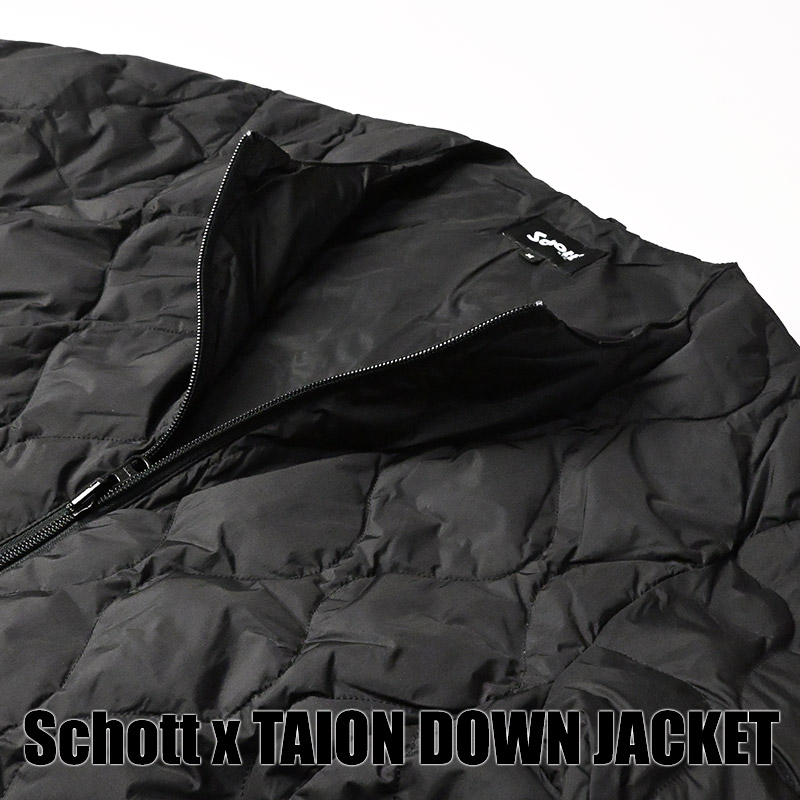 taion×schott コラボダウン Schott N.Y.C（ショット） Schott x TAION ダウンジャケット DOWN
