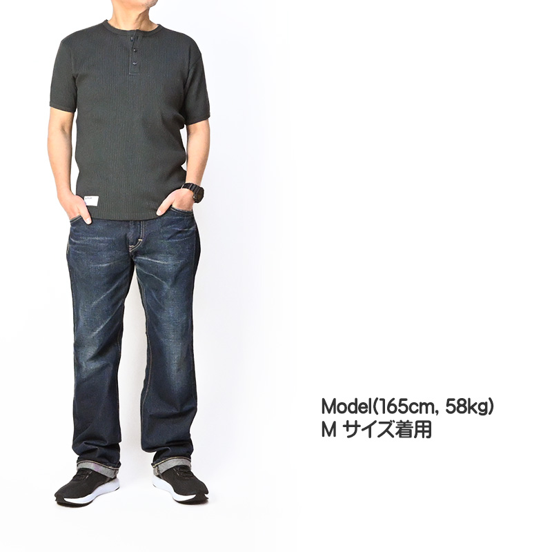 Schott N.Y.C（ショット） Schott アーミー リブ ヘンリーネック 半袖T 