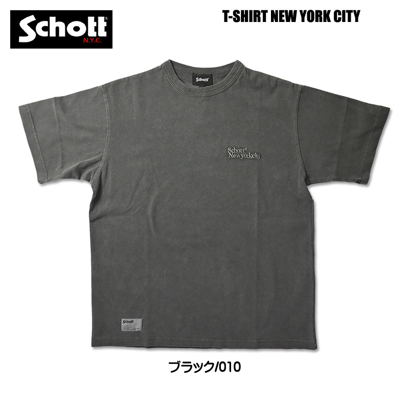Schott N.Y.C（ショット） Schott 半袖Tシャツ NEW YORK CITY NEW YORK