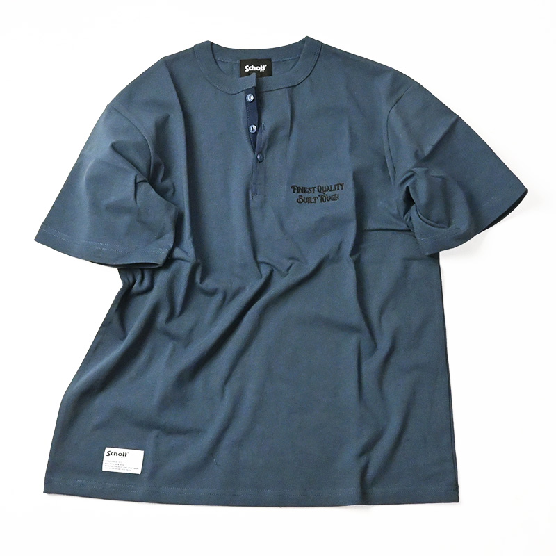 Schott N.Y.C（ショット） Schott 半袖 ヘンリーネックTシャツ FINEST