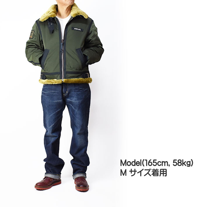 AVIREX】PADDING B-3 AAF JACKETシーズメンsizeL