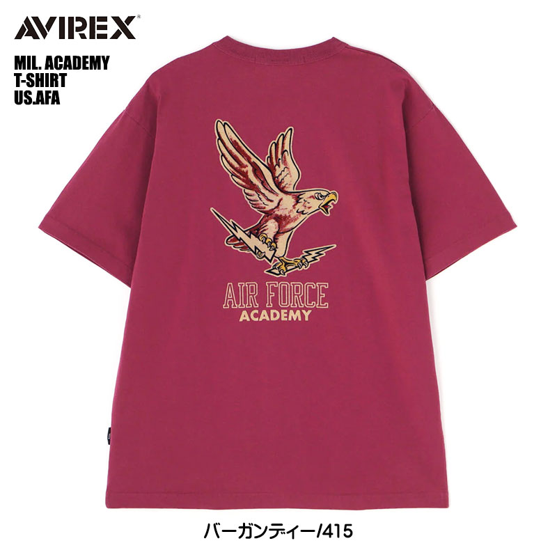 AVIREX アビレックス 半袖Tシャツ US. AFA ミリタリー プリントT