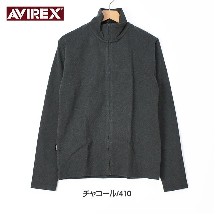 AVIREX アビレックス 長袖 リブ スタンド ジャケット デイリーウエア メンズ 6153642 783-5230011｜sanshin｜04