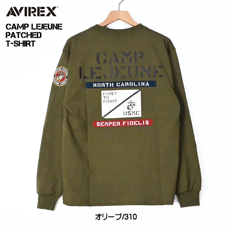 AVIREX（アヴィレックス） アビレックス 長袖Tシャツ CAMP LEJEUNE