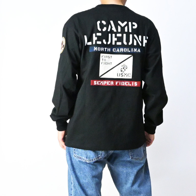 AVIREX（アヴィレックス） アビレックス 長袖Tシャツ CAMP LEJEUNE