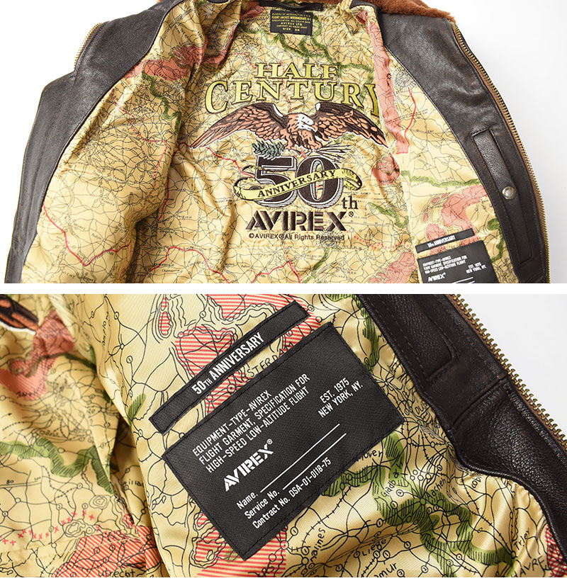 AVIREX アビレックス 50周年記念 G-1 レザージャケット TOPGUN