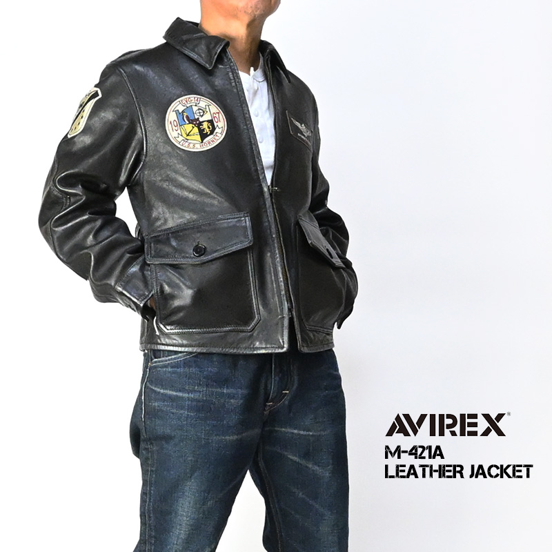 AVIREX（アヴィレックス） アビレックス レザー ジャケット M-421A