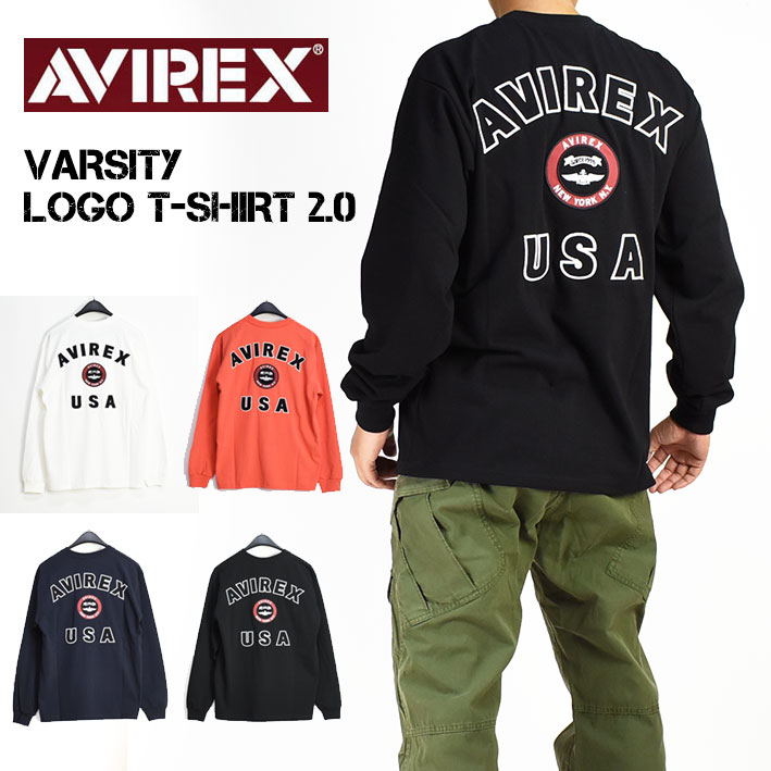 AVIREX アビレックス ヴァーシティー ロゴ Tシャツ 2.0 VARSITY