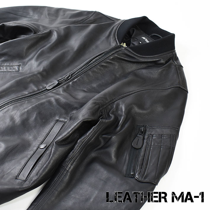美品【希少2XL】アヴィレックス/シープレザーMA-1/レザーフライトジャケット AVIREX（アヴィレックス） G-1 フライト レザー ジャケット TOP GUN