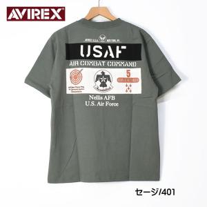 セール！ AVIREX アビレックス 半袖Tシャツ USAF THUNDER BIRDS ミリタリー...