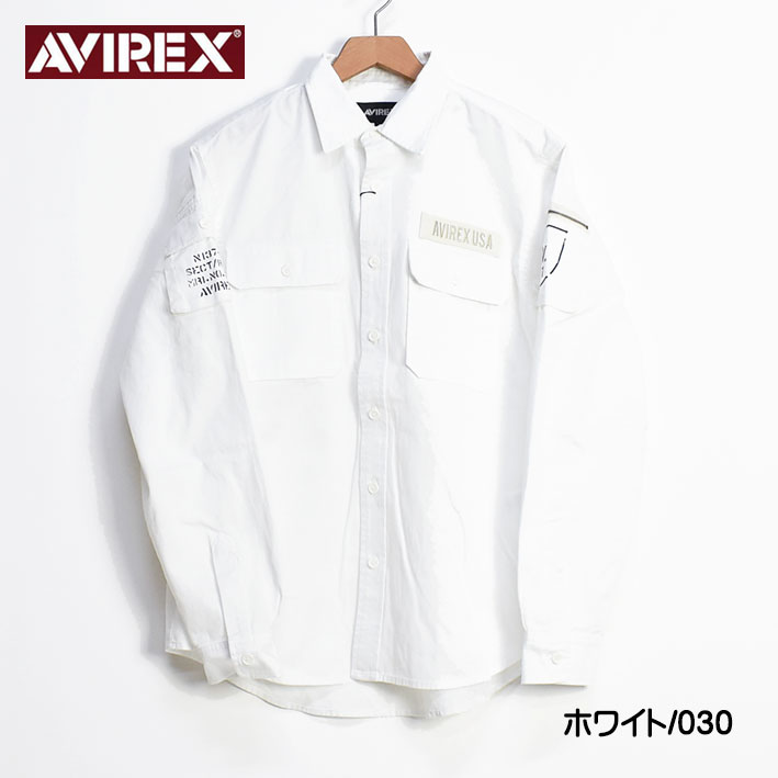 AVIREX ファティーグ シャツ FATIGUE SHIRTS ミリタリーシャツ メンズ 783-...