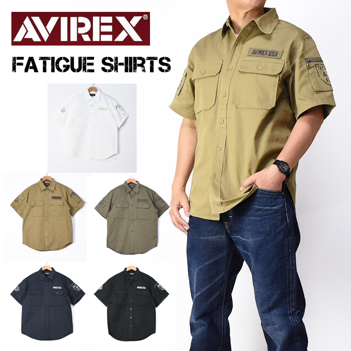 AVIREX アビレックス ファティーグ シャツ FATIGUE SHIRTS ミリタリー