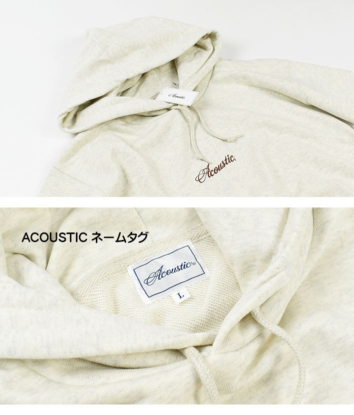 Acoustic セール ACOUSTIC アコースティック スウェットパーカー