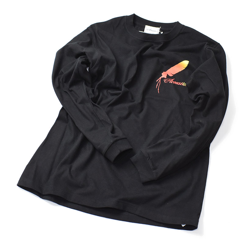 Acoustic（アコースティック） 長袖Tシャツ FEATHER ロングスリーブ