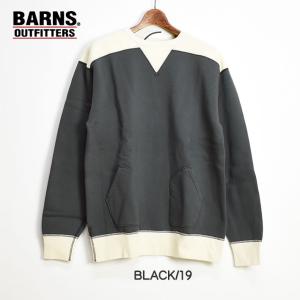 BARNS バーンズ 40&apos;s アスレチック クルーネック スウェット COZUN 限定モデル VI...