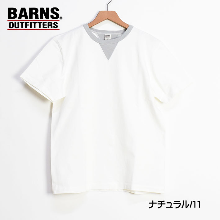 BARNS バーンズ リンガー 半袖Ｔシャツ VINTAGE仕様 ユニオンスペシャル 小寸吊り編み ...