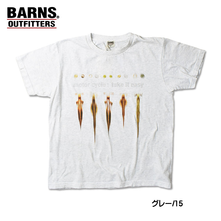 BARNS バーンズ 半袖Tシャツ Re:Producter TAKE IT EASY メンズ レディース ユニセックス BR-24157｜sanshin｜03