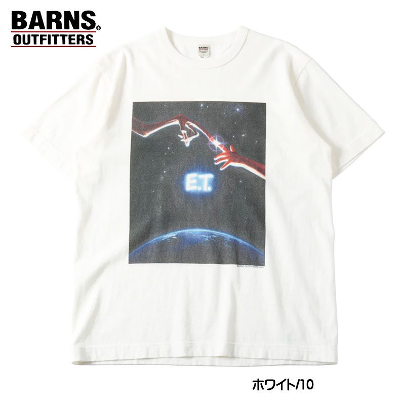TT956 BARNS バーンズ 新品 1点限定 60's再現胸袖レターアップリケ付きマスタード特殊ヴィンテージ加工スウェットＬ/リバースウイーブ