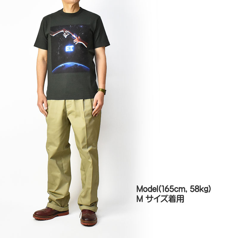 BARNS OUTFITTERS バーンズ x E.T. 吊り編み ET 半袖Tシャツ