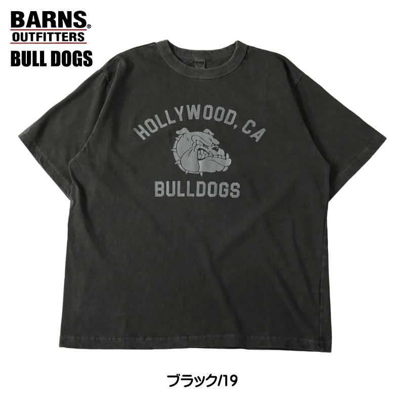 BARNS OUTFITTERS バーンズ 半袖Tシャツ BULL DOGS バインダー
