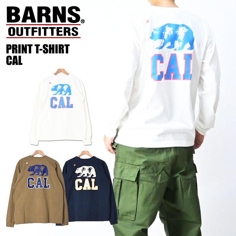 BARNS / BR-25142 】【 バーンズ / Cotton Rayon Football Ringer L/S