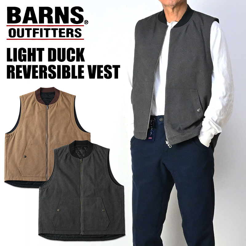 BARNS OUTFITTERS ダックベスト　Lサイズ br-25374-tot.jpg