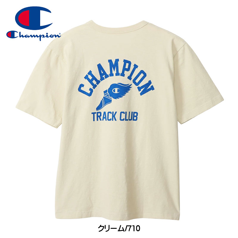 Champion チャンピオン ウォッシュド プリント 半袖Tシャツ