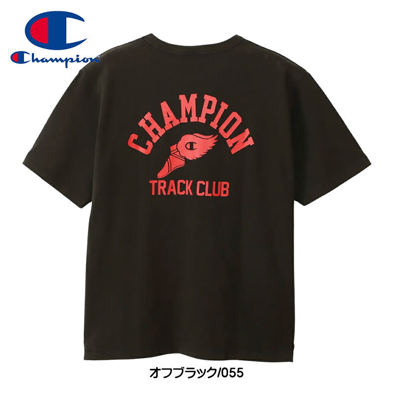 Champion（チャンピオン） ウォッシュド プリント 半袖Tシャツ メンズ