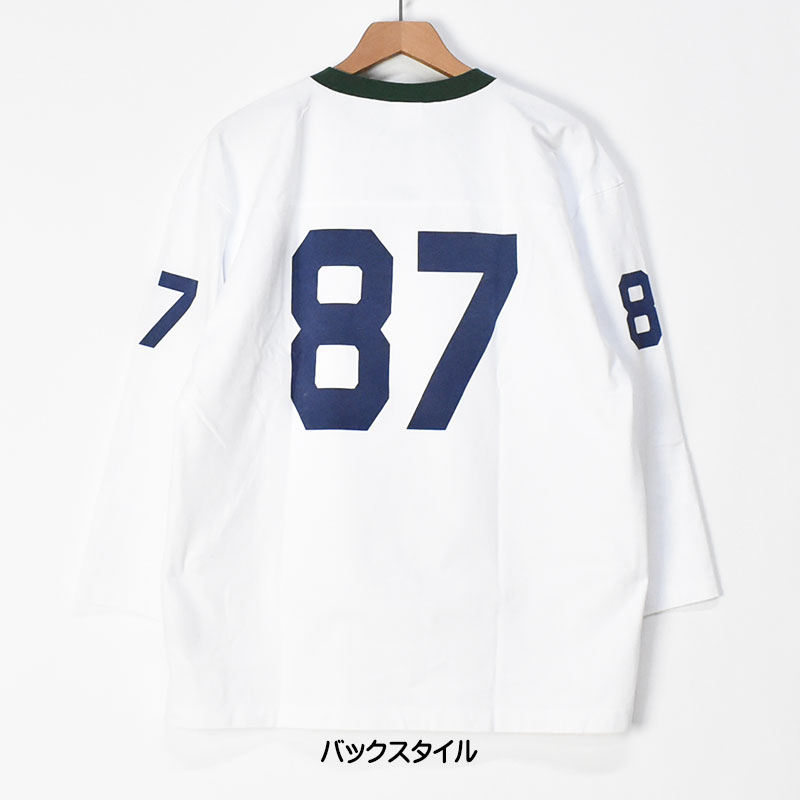 Champion チャンピオン 7分袖 フットボールTシャツ メンズ