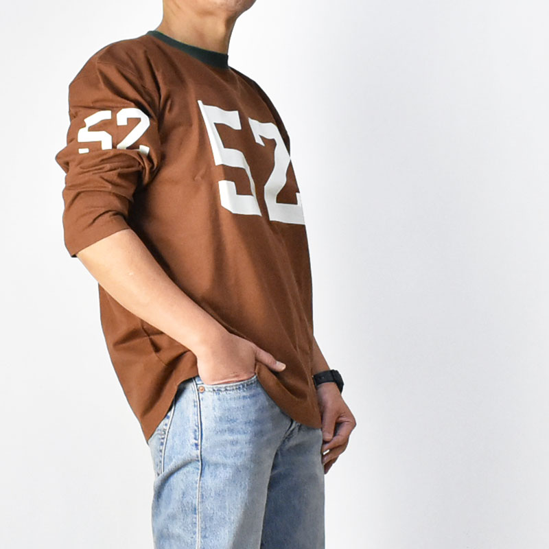 Champion チャンピオン 7分袖 フットボールTシャツ メンズ