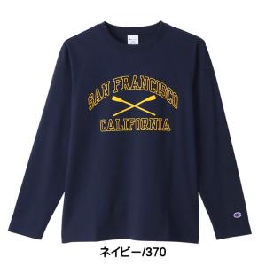 Champion チャンピオン プリント 長袖Tシャツ ロングスリーブ Tシャツ メンズ C3-W4...