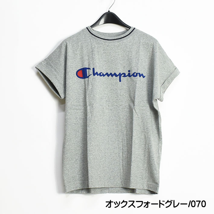【専用商品】champion Tシャツ Champion（チャンピオン） セール！ レディース ラインリブ 半袖T