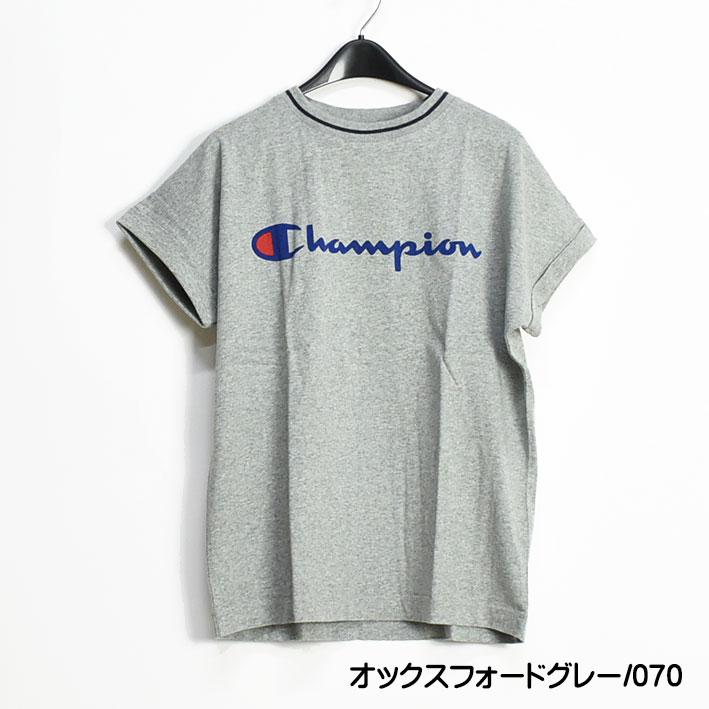 セール！ Champion チャンピオン レディース ラインリブ 半袖Tシャツ CW-K305｜sanshin｜04
