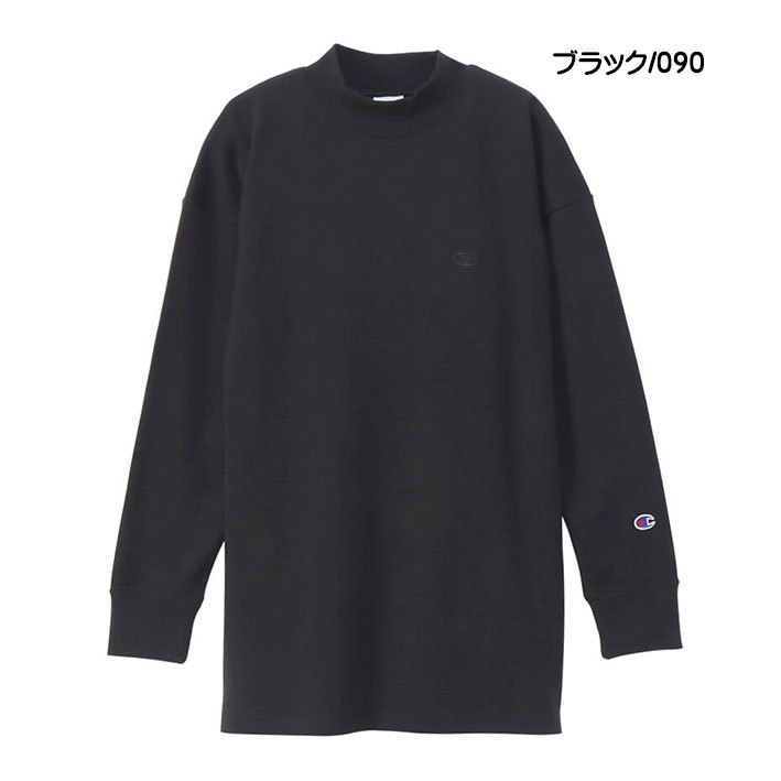 Champion チャンピオン レディース モックネックロングスリーブTシャツ