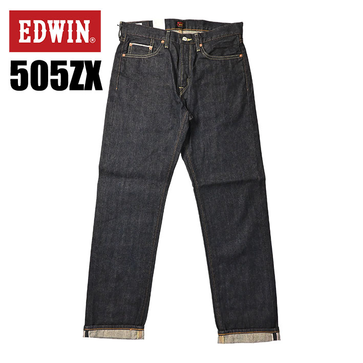 1983年製 米国ヴィンテージ 禁断の刻印「REDMEN」コレクターズピース EDWIN（エドウィン） 505ZX ルーズストレート セルビッジデニム ワン