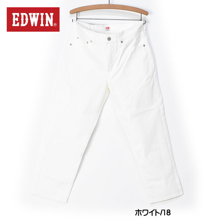 EDWIN デニム クロップドパンツ 7分丈パンツ ショーツ メンズ 春 夏 EMS007 エドウィ...