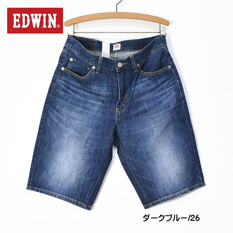 EDWIN エドウィン デニム ショートパンツ ハーフパンツ ショーツ メンズ ジーンズ 春 夏 E...