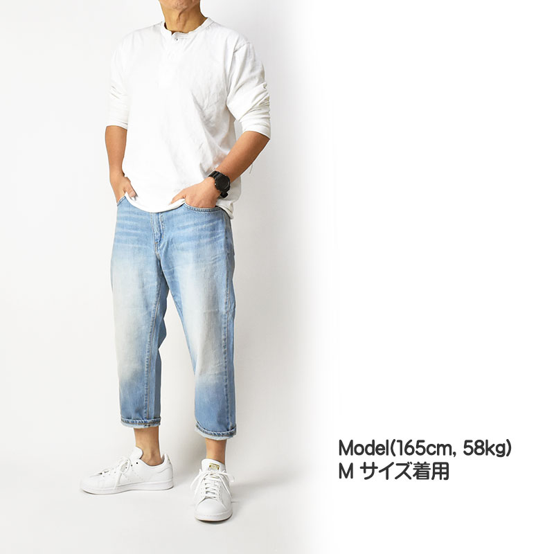 EDWIN（エドウィン） デニム クロップドパンツ 7分丈パンツ ショーツ