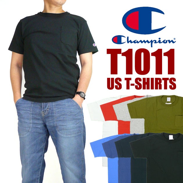 Champion（チャンピオン） T1011 ポケット付き ヘビーウェイトTシャツ