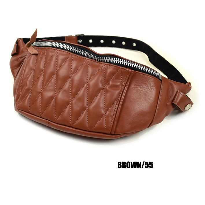 Schott ショット パデッド レザー ボディバッグ PADDED BODYBAG 3109023 7823976006