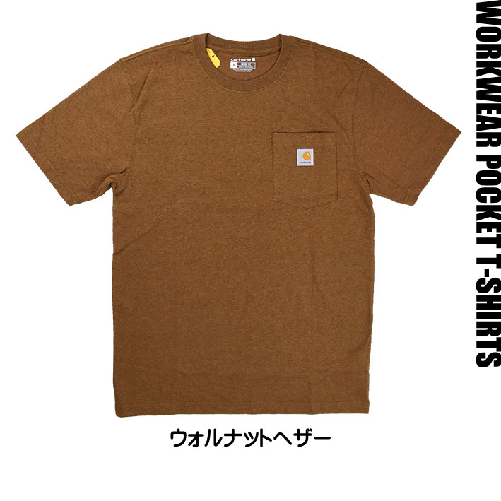 CARHARTT カーハート ポケットTシャツ メンズ K87 WORKWEAR POCKET T 無地 半袖Tシャツ USAモデル｜sanshin｜07